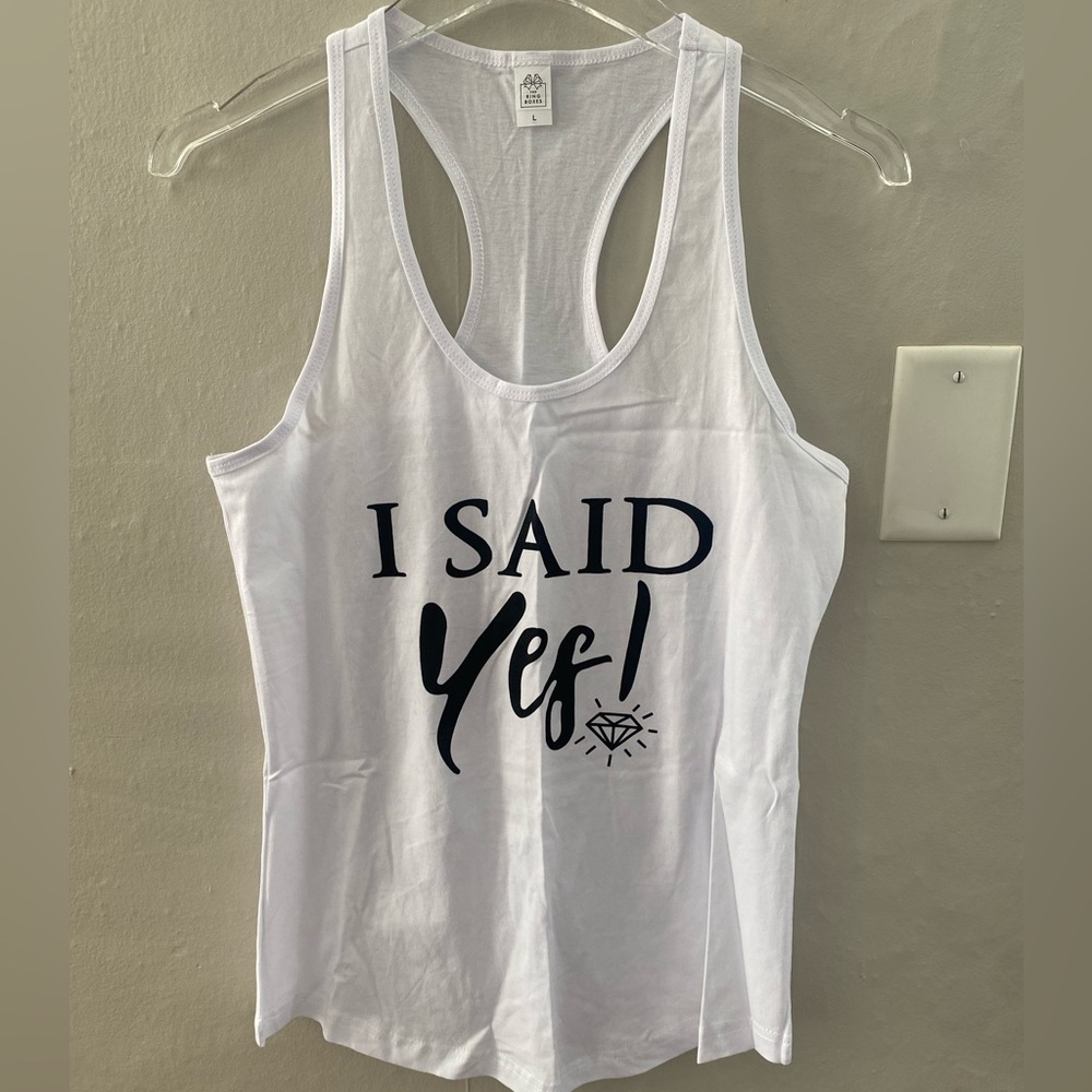 I said yes engagement tank